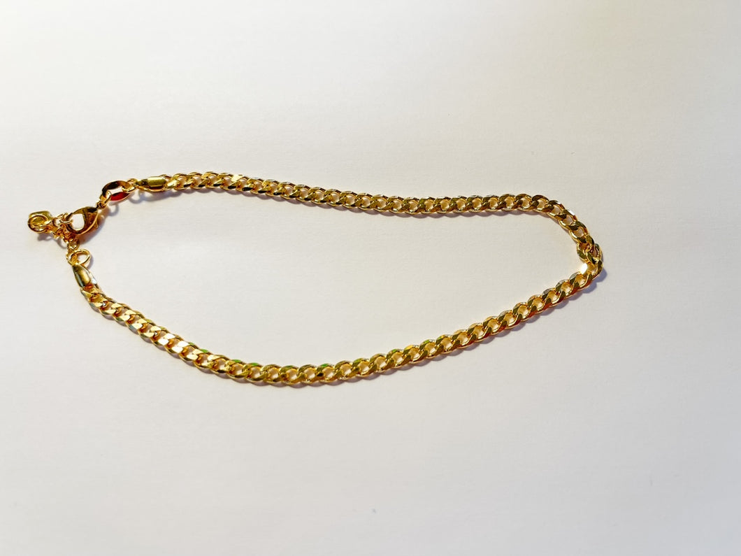 Cuban link anklet