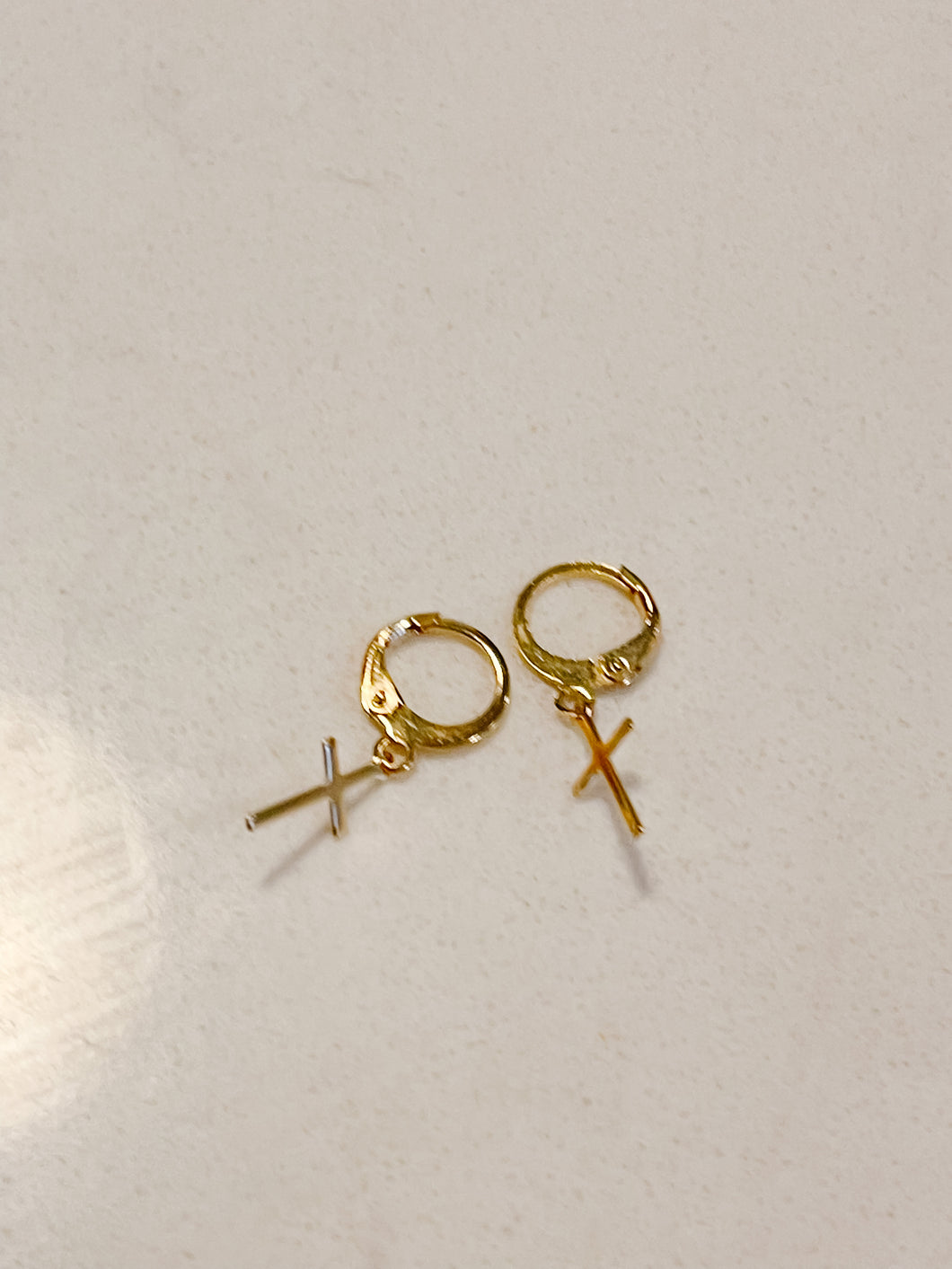 Cross earrings